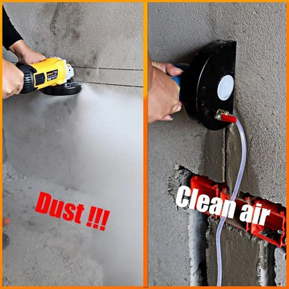 

120*43mm Angle Grinder Shield Set Water Cutting Machine Base Safety Cover With Water Pump Dust Collecting Guard Kit Dust Shroud