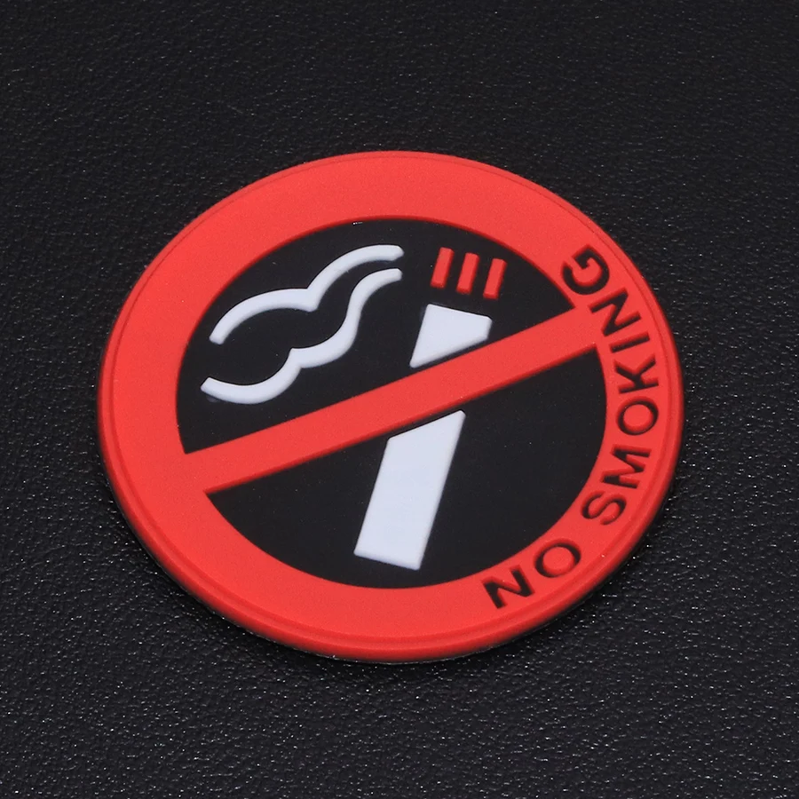 JEAZEA 5x NO SMOKING Logo Sign Tips Warning Stickers For Car Taxi Door Office Glue Decal Badge Sticker Promotion | Автомобили и
