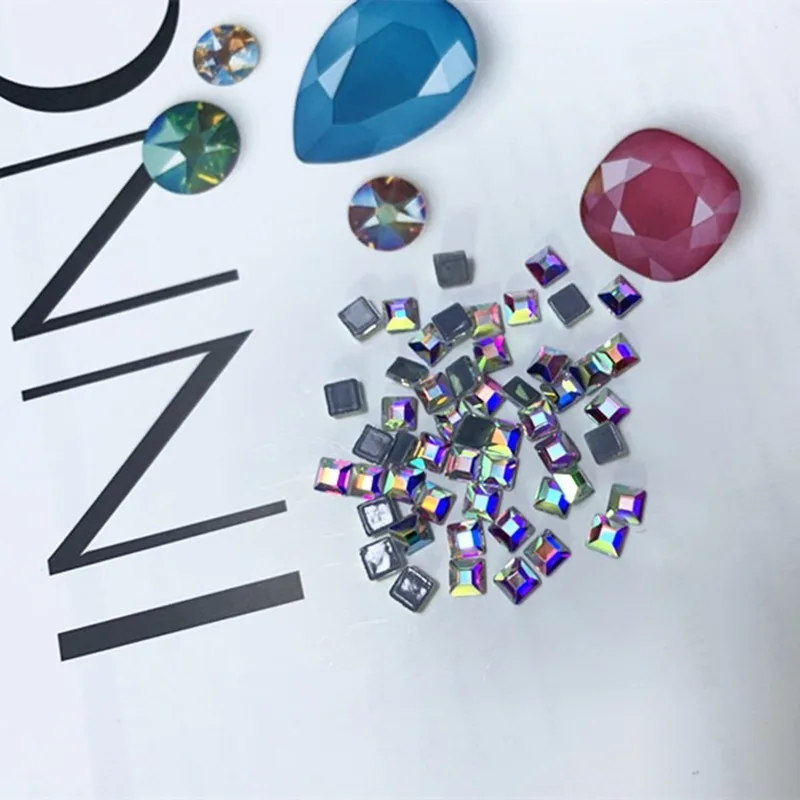 Йоги &quotсделай сам&quot с украшением в виде кристаллов AB ss3 ss50 кристально чистые