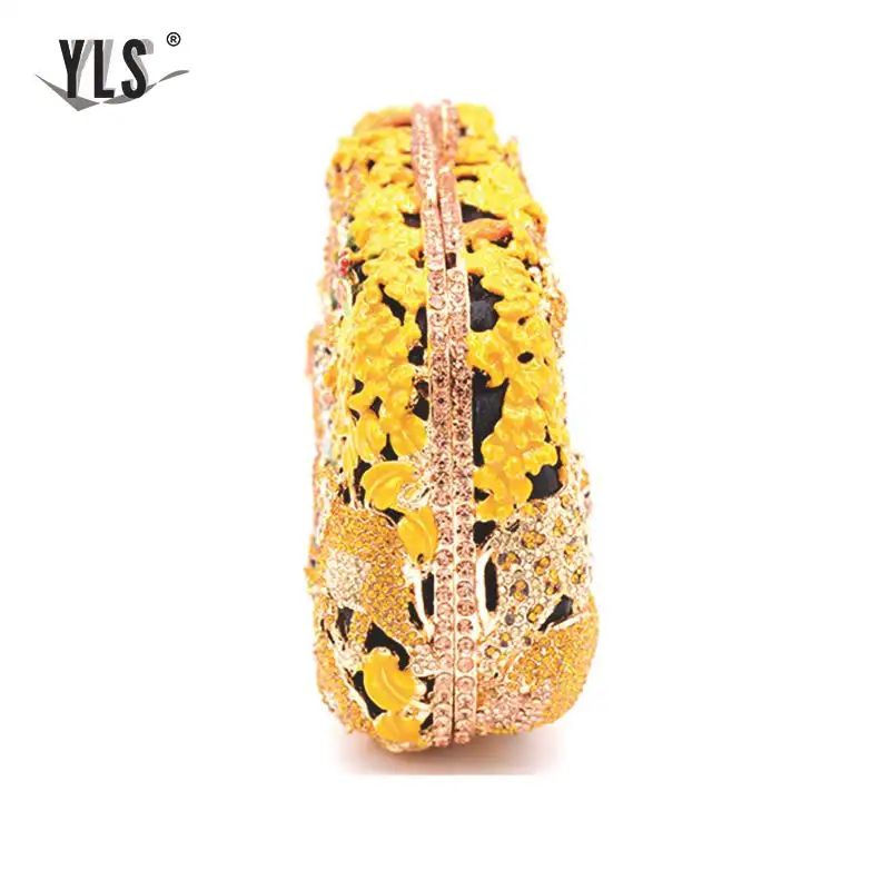 Женская вечерняя сумочка дождевой лес с кристаллами и животными|Вечерние