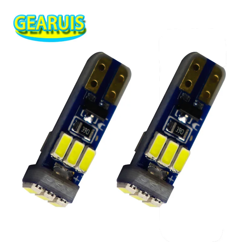 100 шт. AC 12 В T5 9 SMD 3014 W3W Led 74 73 НЕполярный приборный кластер Светодиодная панель