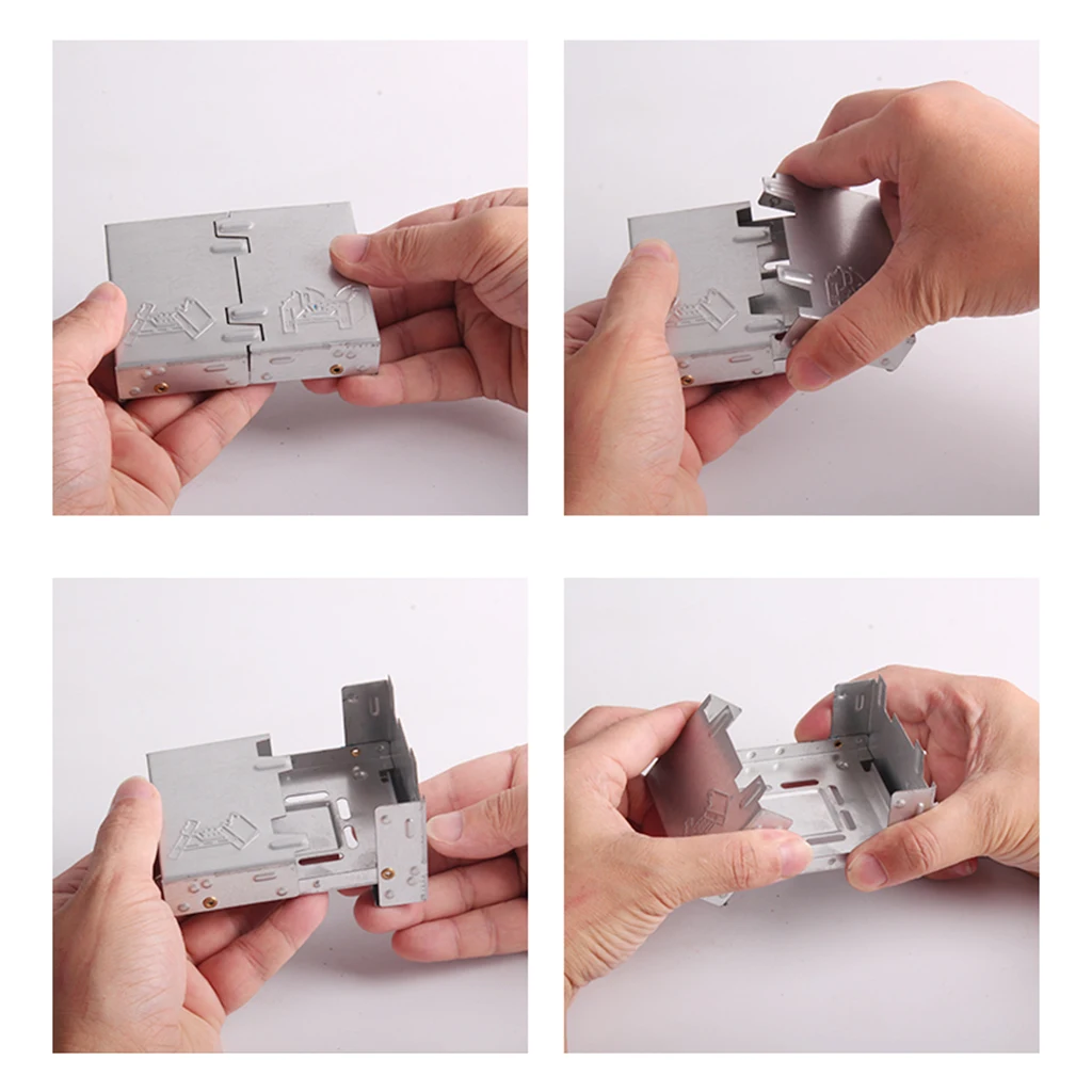 Карманная Складная аварийная походная плита с подставкой для кастрюли