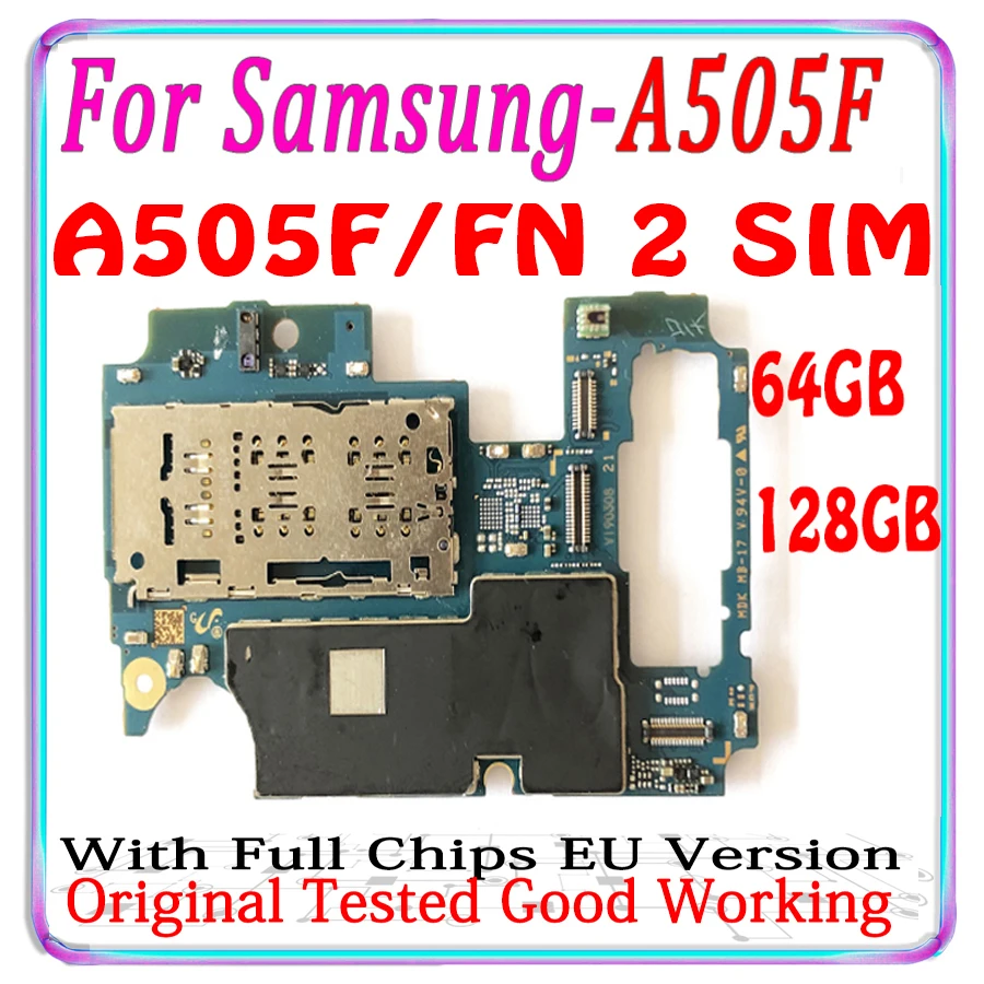 128 ГБ оригинал для Samsung Galaxy Tab A50 A505F материнская плата разблокирован maibard SM A505FN