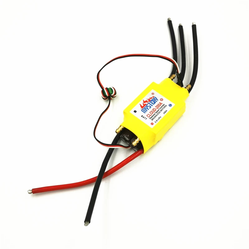 Бесплатная доставка Φ 200A ESC с 5A UBEC Бесщеточный Регулятор скорости для
