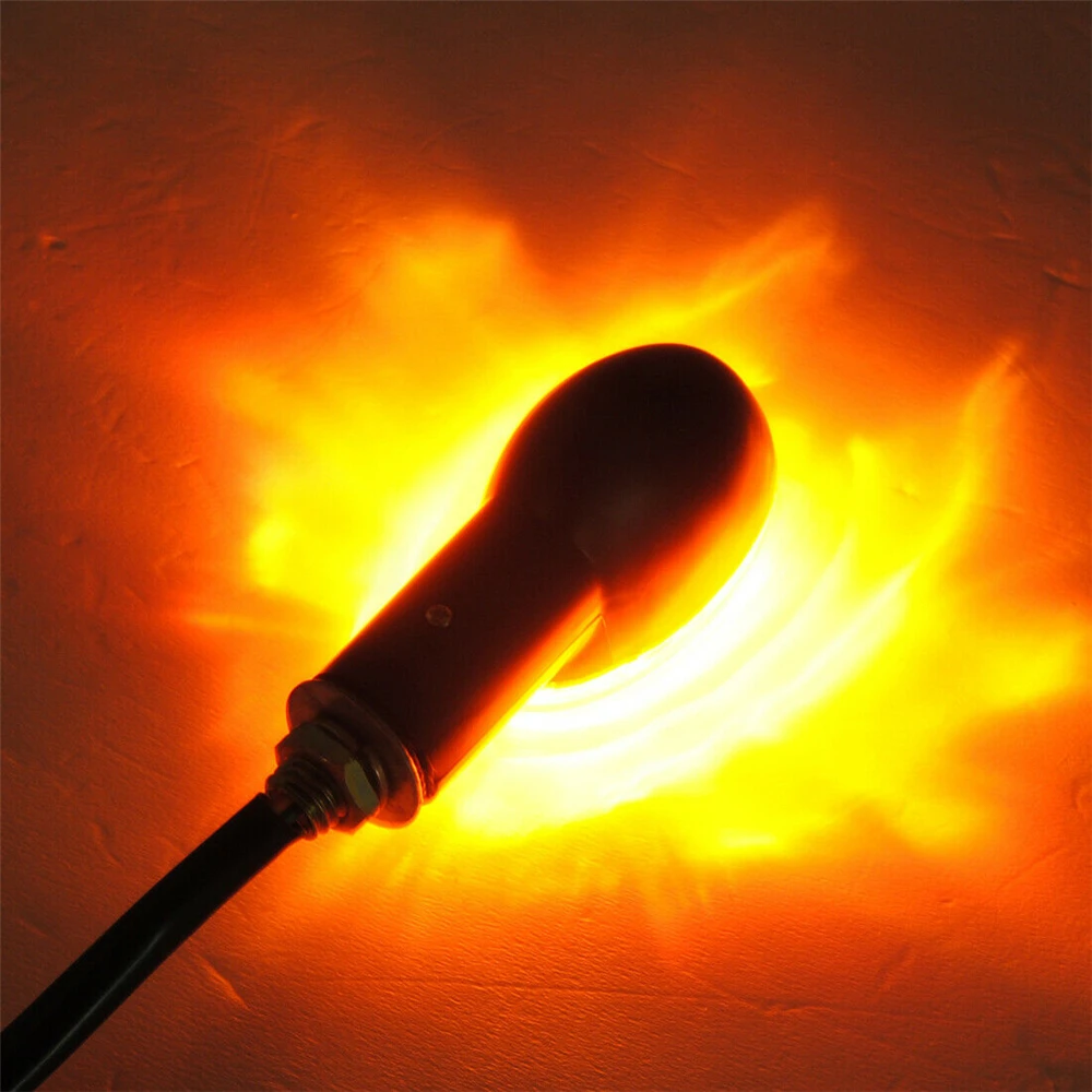 

4pcs LED Top Quality Turn Signal Light Cat-eye Indicators Amber Lamp 10W Bulb