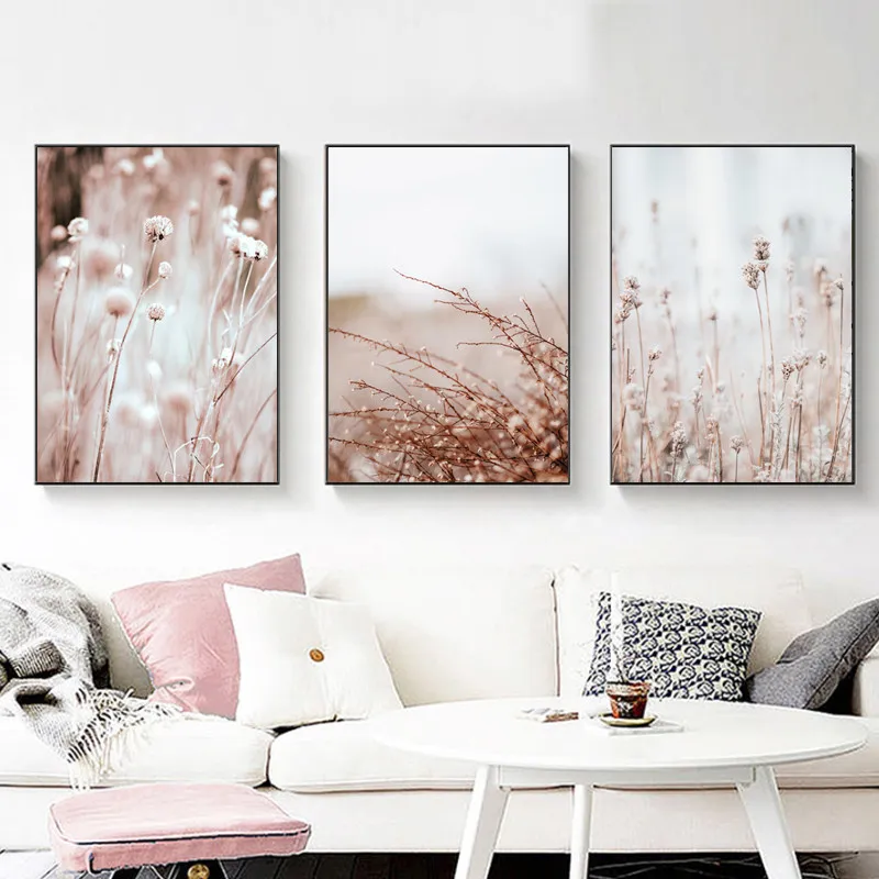 

Modern Nordic Photography Dandelion Photo Wall Model House Decorative Painting Wall Art Decor Decoracion Para Sala The Flash