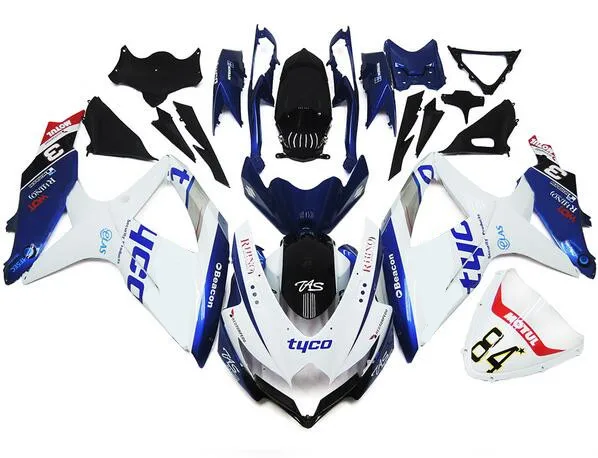 

4 подарка, новые комплекты обтекателей для мотоциклов из АБС, подходит для Suzuki GSX-R600 K8 2008 2009 2010 600 08 09 10 Cool Tyco