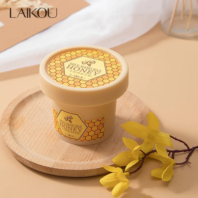 

Мед, воск для рук, Молочный Крем, парафин, маска для рук, отбеливающий, питающий, увлажняющий, удаляет Отшелушивающий отшелушивающий для рук, ...