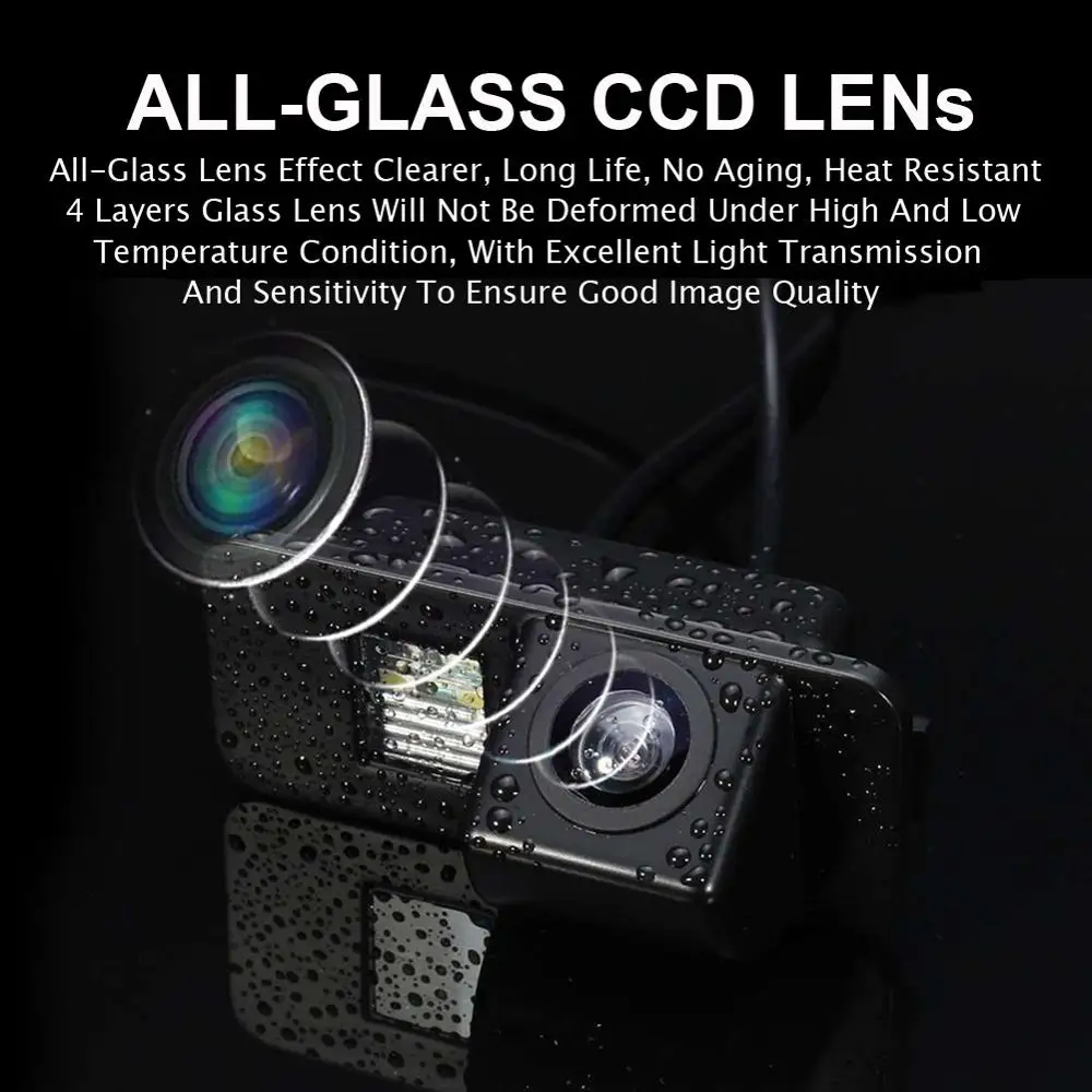 

OLOMM Waterproof HD Car Rear View Reverse backup Camera For Mondeo BA7 Focus C307 S-Max Fiesta Kuga