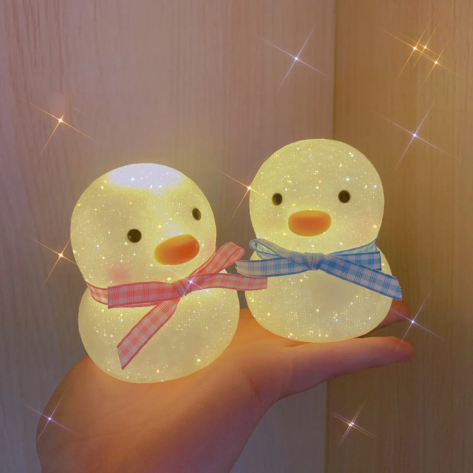 

Cute Little Duck LED Night Lights Christmas Gift Baby Bedroom moon lamp Kids Bedside Decor lighting fixtures Lovely Desk Lights