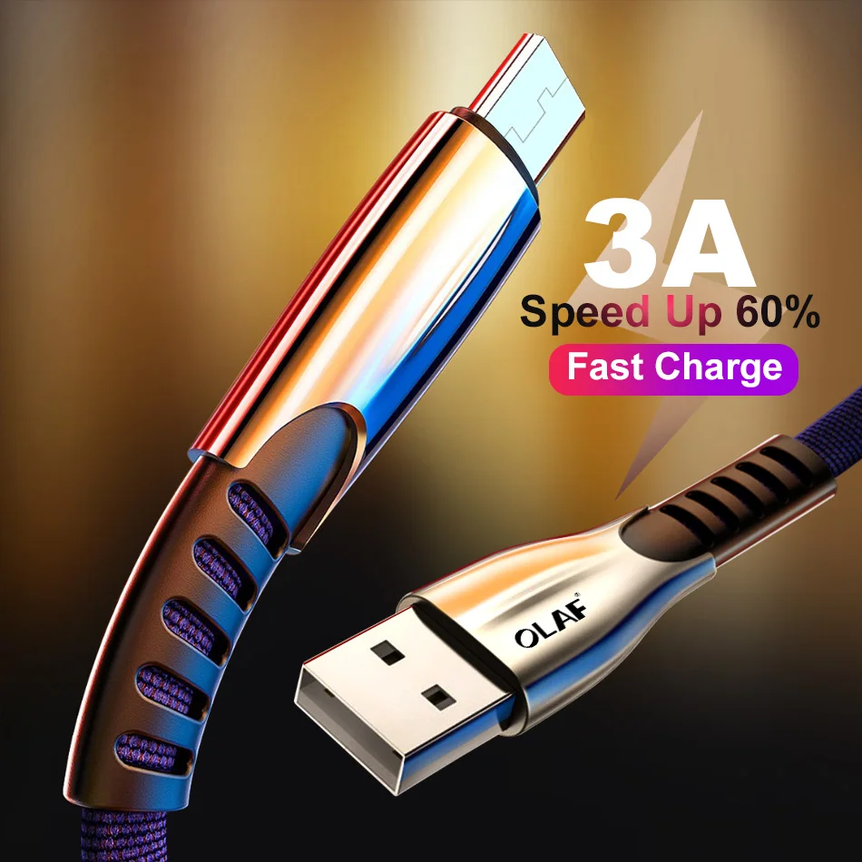Кабель Micro USB 5A Быстрая зарядка USB синхронизация данных мобильный телефон кабель для зарядного устройства для samsung Xiaom