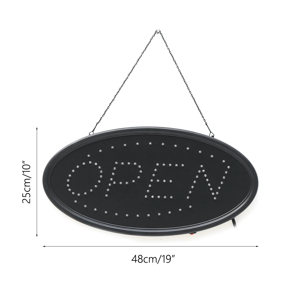 

LED Store Open Sign Logo Advertising Light Board Shopping Mall Bright Animated Motion Neon Business Store Billboard US EU Plug