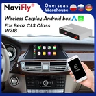 Navifly беспроводной CarPlay для Mercedes Benz CLS W218 W205 GLC 2011-2015 с Android Авто Mirror Link AirPlay автофункции
