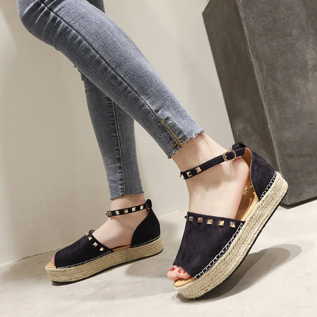 Прямая поставка женский сандалии женские на высоком каблуке повседневная обувь