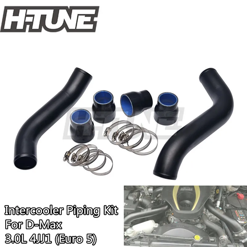H-TUNE анодированный 2," турбо дизельный интеркулер трубопровод комплект для D-max 3.0L 4JJ1 2012