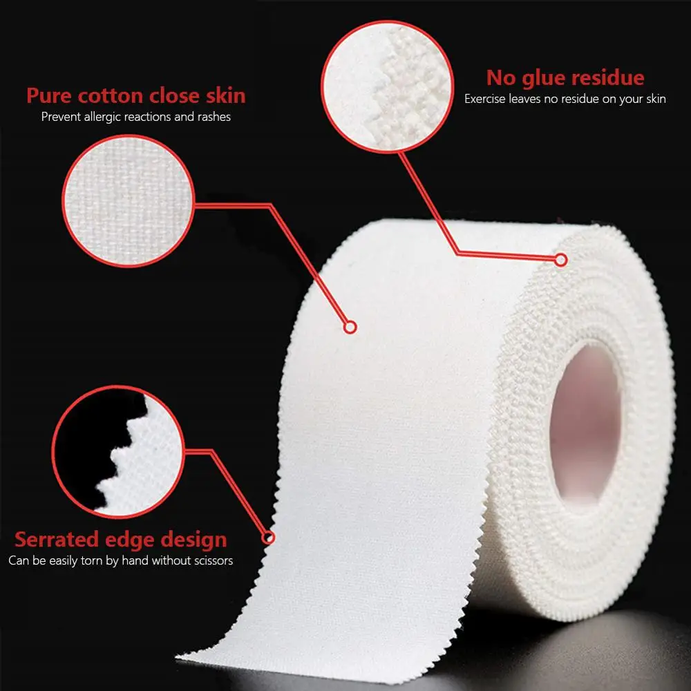 Спортивная самоклеящаяся эластичная бандажная лента эластопласт для колена