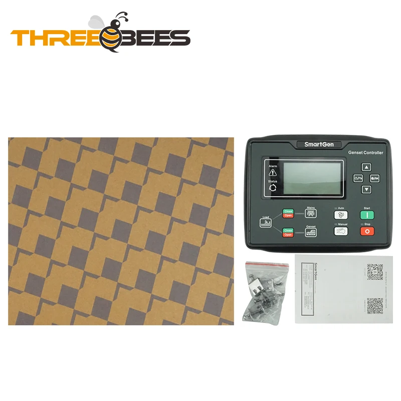 

Smartgen Genset Controller HGM6120NC Mobile Communication Base Station + Dual Power ATS+RS485