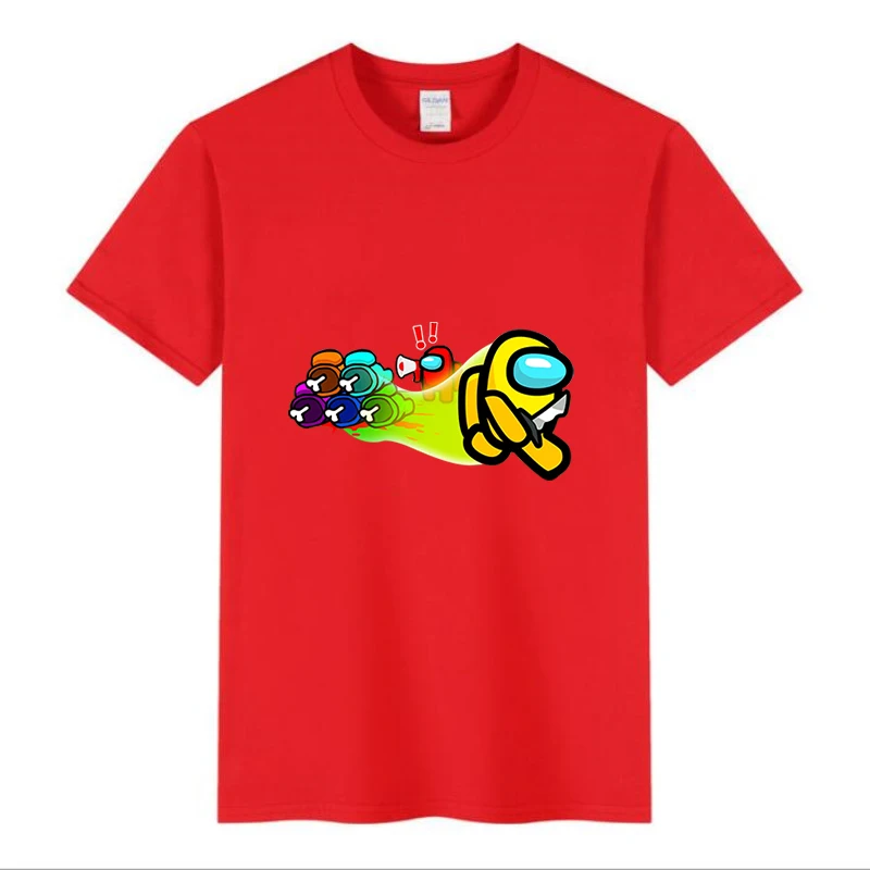 

Impostors Funny Cartoon Kids T-shirts Boys Girls Amomg Us Cute Anime T Shirt Kawaii Summer Casual Tees Streetwear Tops Children