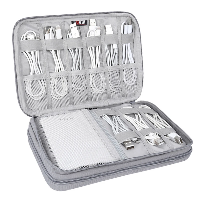 Органайзер для кабелей и электронных аксессуаров чехол хранения USB цифровой