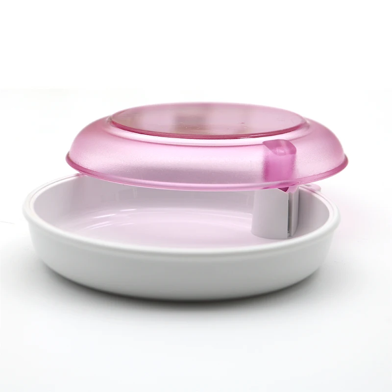 Portable Rotating Storage Box Correction Holder Cute Denture Case Plastic Care Container |