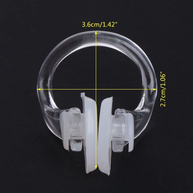 

3pcs Silica Gel Swimming Watertight Nose Clip Swim Fitness Pool PC Nasal Splint