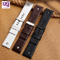 genuine leather watchband for diesel watches band 22 24mm 26mm 27 28mm30mm strap for dz7313 dz7257 dz1907 dz1844 watch bracelet