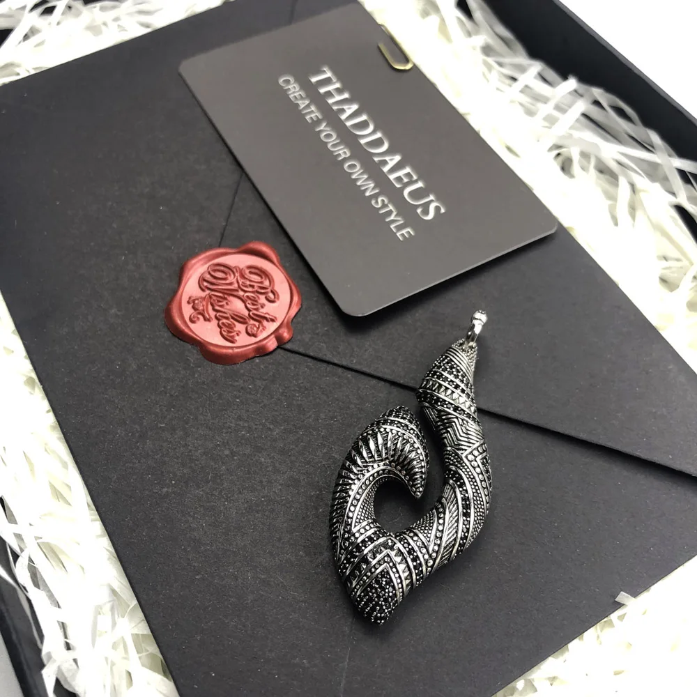 Кулон крючок этнические маори 2019 Модные Этнические украшения руччной работы в