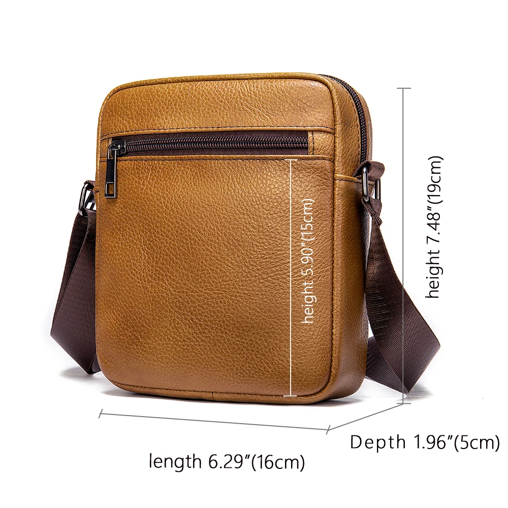 

WESTAL Crossbody Bags for Men 2020 Bag Male Genuine Leather Messenger Bags Men's Shoulder Bag Men Leather Small Phone Flap 7362
