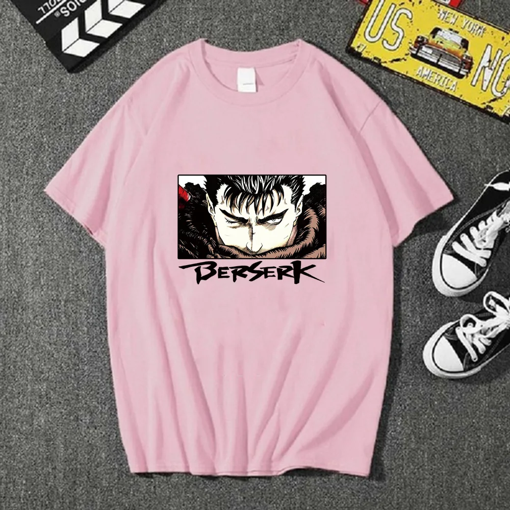 

Berserk Anime T-shirt Uniex Round Neck Short Sleeve Casual Hip Hop