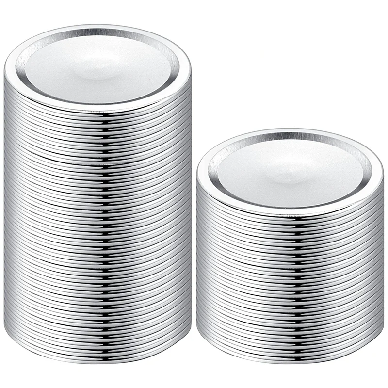 

200-Count,Wide Mouth Canning Lids for Ball, Kerr Jars - Split-Type Metal Mason Jar Lids for Canning - 86mm Canning Lid
