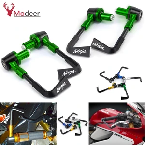 Motorcycle Accessories Brake Clutch Levers Handlebar Guard Protector For Kawasaki NINJA 125 250R 300R 300 400 650 1000 400R