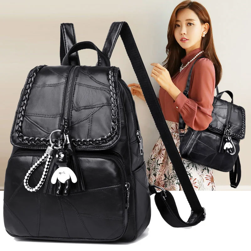 Сумки для женщин женский рюкзак женская кожаная вместительная сумка | Багаж и