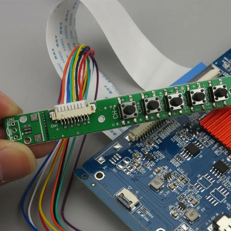 Контроллер TKDMR 4K eDP HDMI LVDS плата с ЖК дисплеем быстрая поддержка 2048x1536 51 PIN для iPad 3 4 9