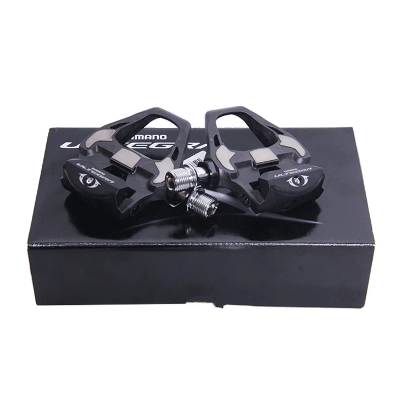 

Ultegra PD-R8000 SPD-SL Carbon Road Bicycle Bike Pedals Clipless Pedals with SPD-SL R8000 Cleats Cycling Pedal SM-SH11 box