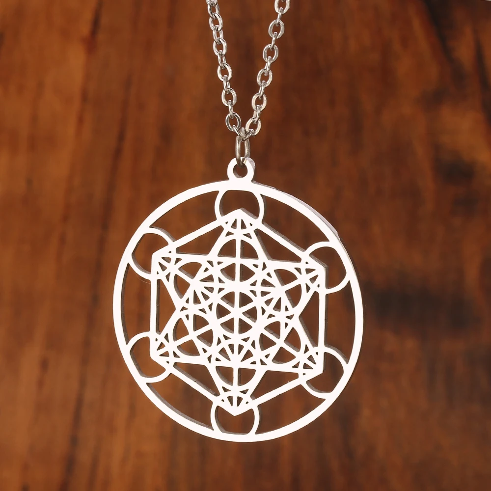 Креативное Сверхъестественное ожерелье из нержавеющей стали Лунная богиня