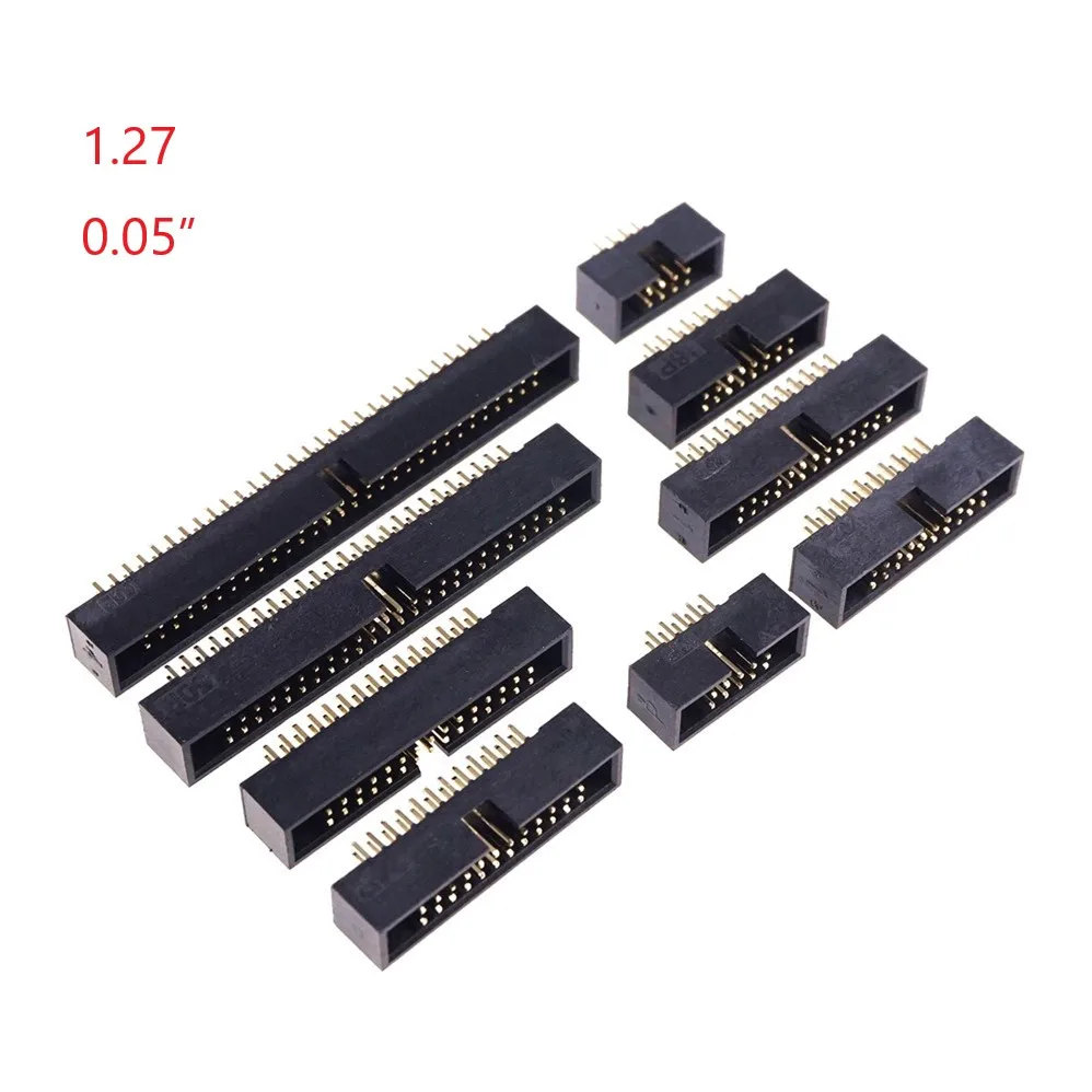 500 шт. двухрядная печатная плата 1 27 мм|pin diode|header pin connectorspin suit |