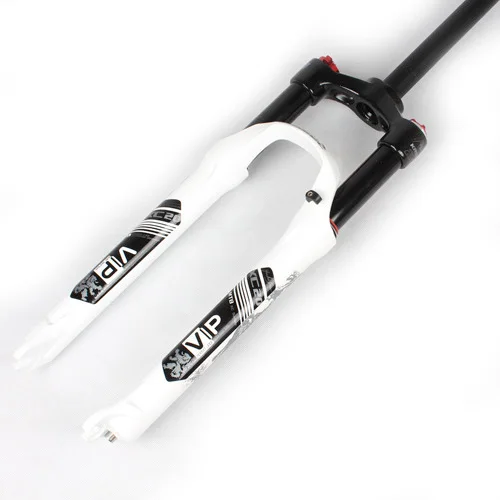 26 inch white XC20 MTB велосипед масло и газ вилка 26 27,5 er плечо контроль местный премиум-черное тефлоновое покрытие Внутренняя труба подвеска вилка - Цвет: 26 inch white