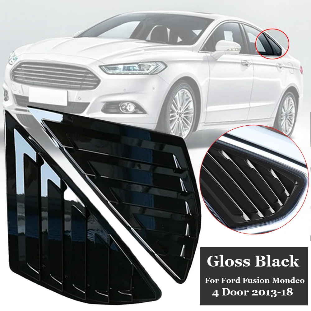 4 Door Vent Cover For Ford Fusion Mondeo 1 Pair Quarter Panel Covers Window Side Louvers Parts Tool Kit Set Latest | Автомобили и