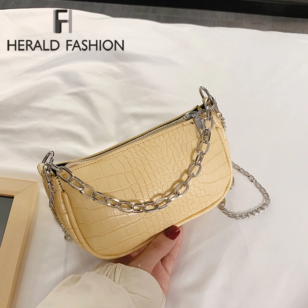 Женская винтажная Сумка-клатч из ПУ кожи с крокодиловым узором повседневная