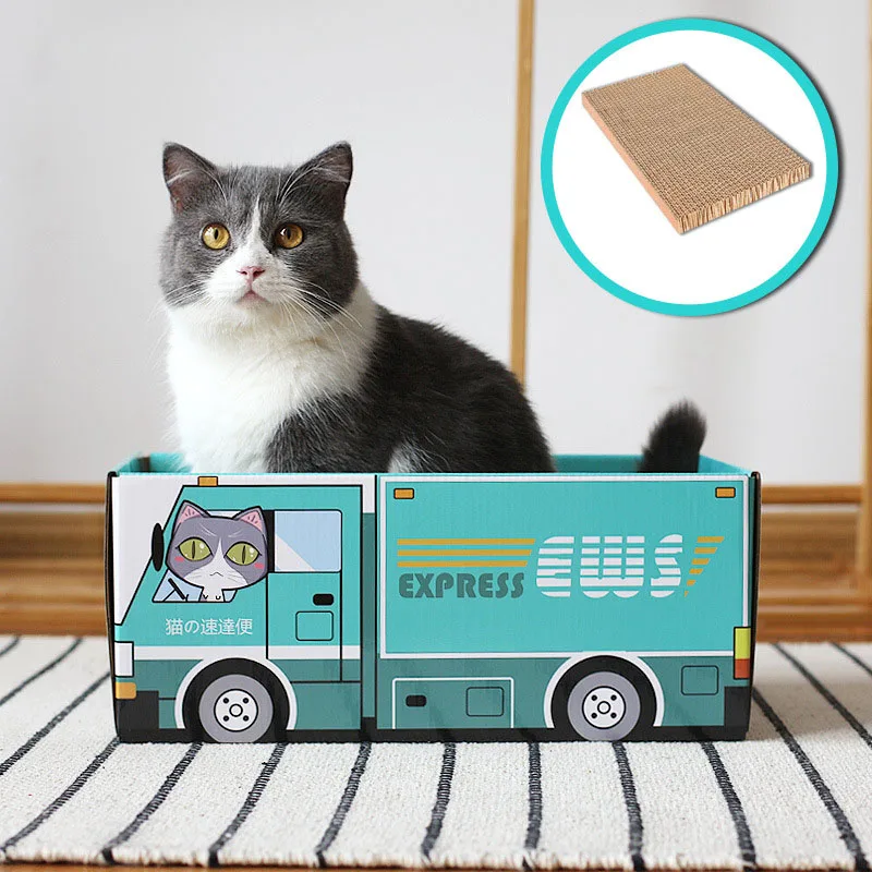 Когтеточка для кошек в японском и корейском стиле картонная коробка кошачьей