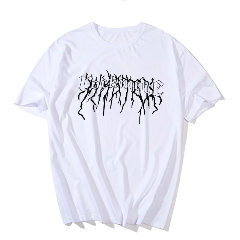 

2021 Unisex Streetwear Harajuku T Shirt Cool 90s Short Women' Tshirt Letter Print Summer Vintage Lady Hipster T shirt