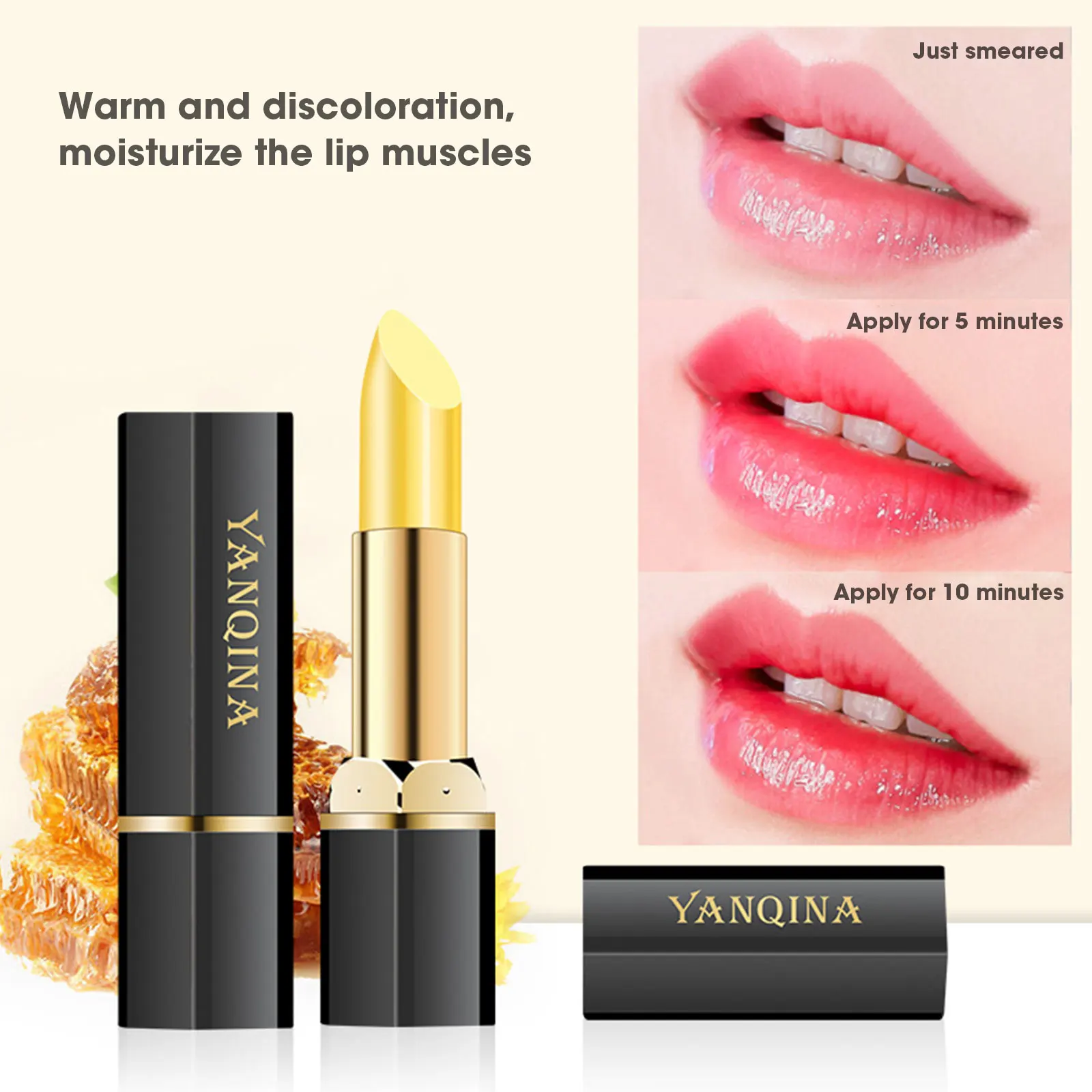 

Waterproof Long Lasting Nutritious Lip Balm Lips Moisturizer Temperature Color Change Lipstick For Women Cosmetica