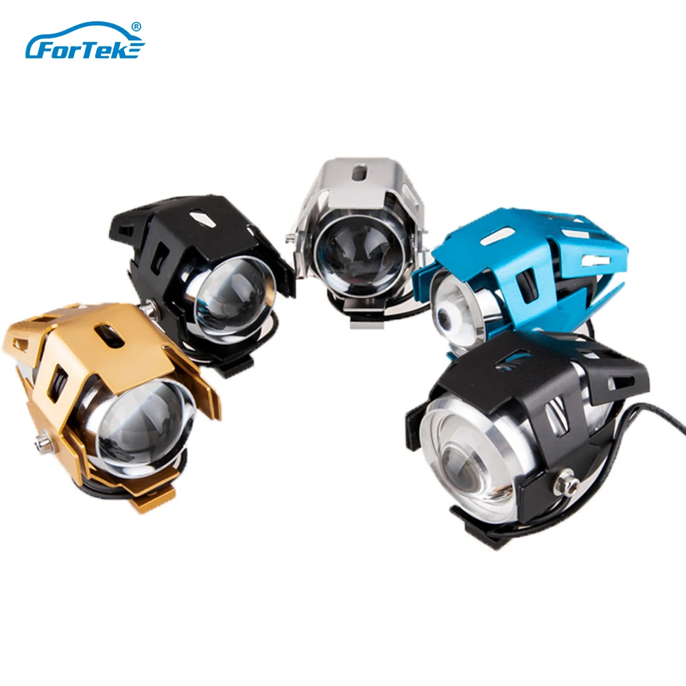 Фары для мотоцикла FORTEK U5 универсальная вспомогательная Белая светодиодная лампа