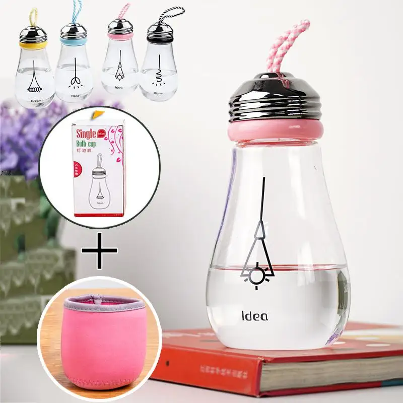 Бутылочная колба для напитков стеклянные бутылки 300 мл летний обеденный бар