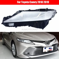 car headlight lens for toyota camry 2018 2019 car headlight headlamp lens auto shell cover