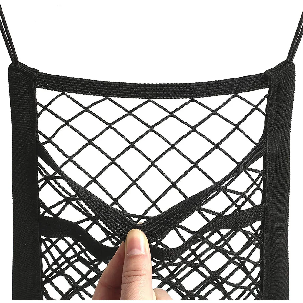 3-Слои для автомобиля из сетчатой ткани Органайзер на спинку сиденья сетчатый