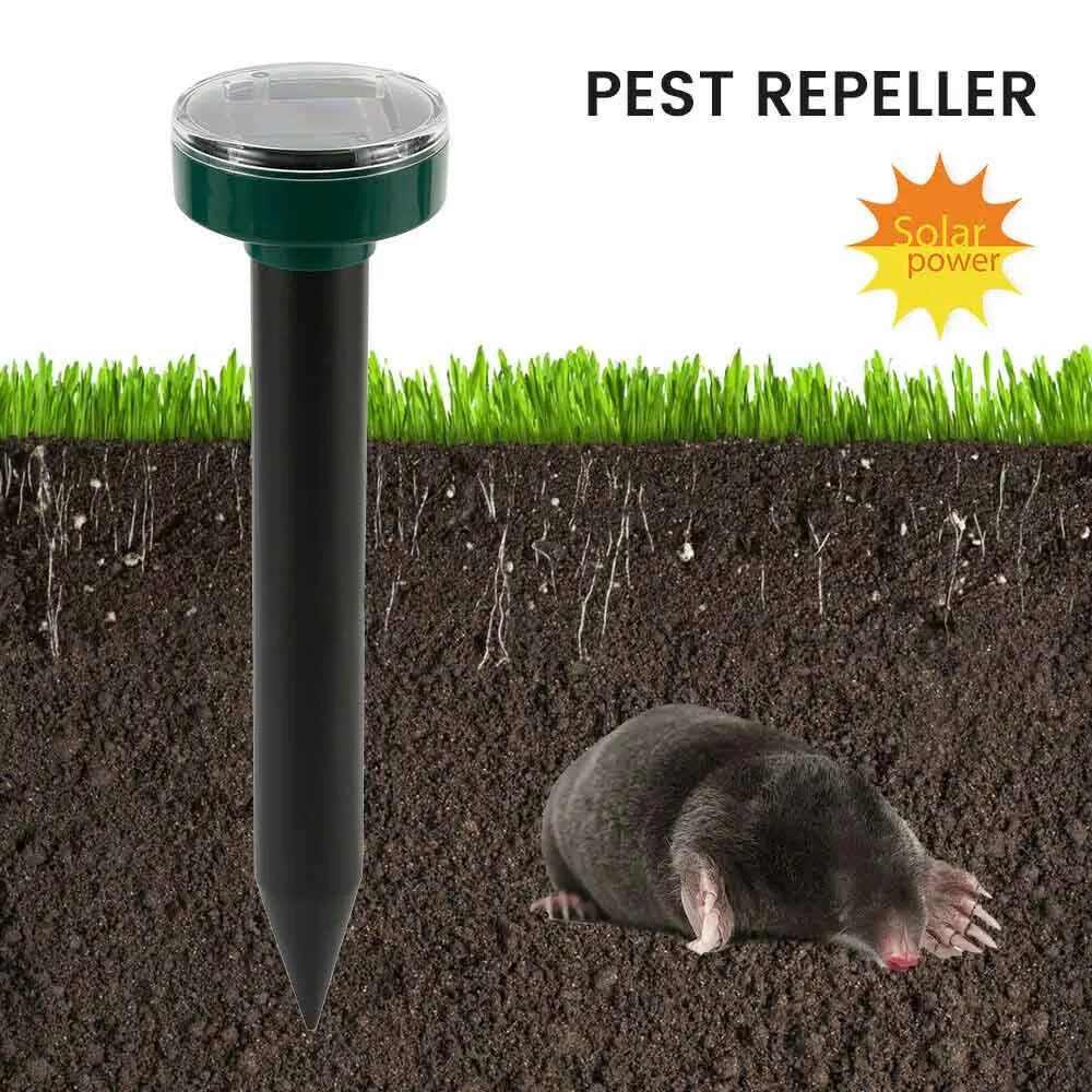 4 шт. водонепроницаемый ультразвуковой отпугиватель мышей на солнечной батарее |
