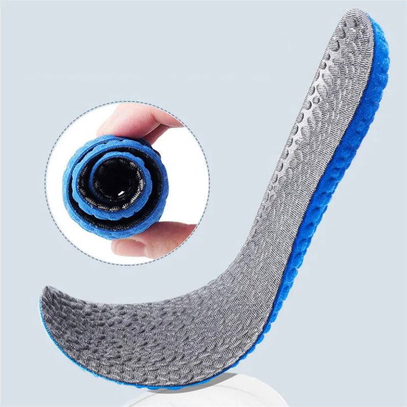 

Popcorn Memory Foam Sports Insoles for Shoes Deodorant Breathable Elastic Cushion Running Insoles For Man Women Orthotic Insoles