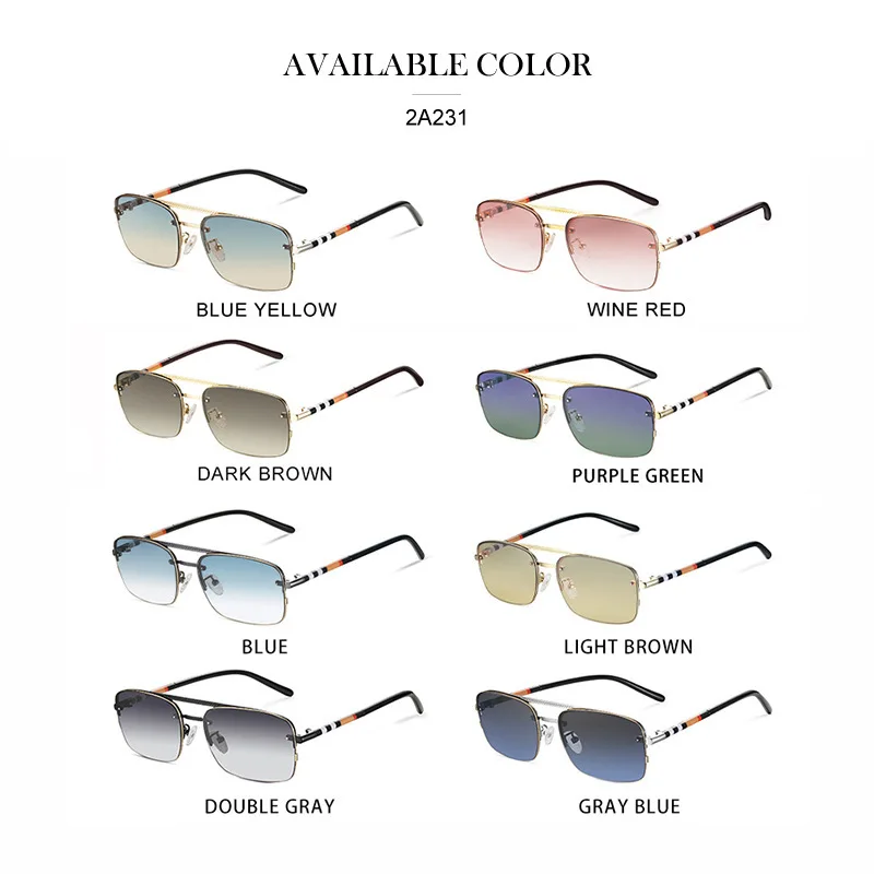 Новинка 2021 женские Квадратные Солнцезащитные очки градиентного цвета