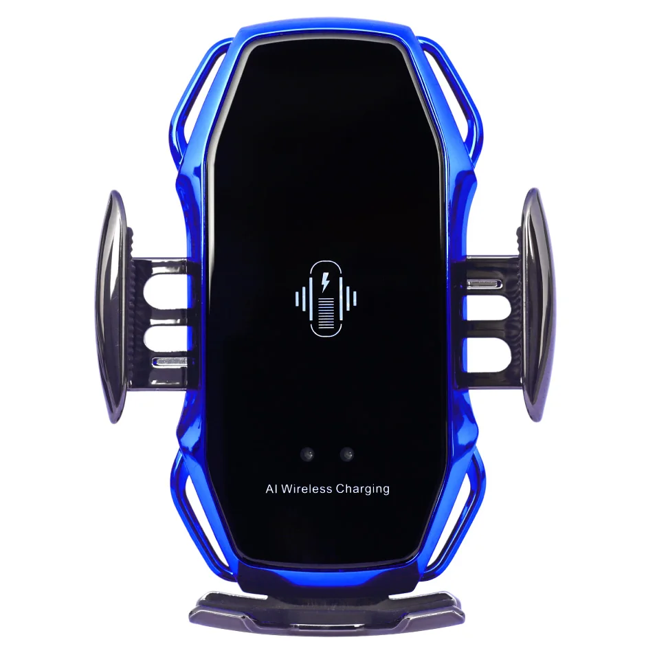 

Automatic Clamp Car Holder Wireless Charger Two Induction Fast Charge Mount foriphone 11pro 11 XS forHuawei Mate30pro P40pro